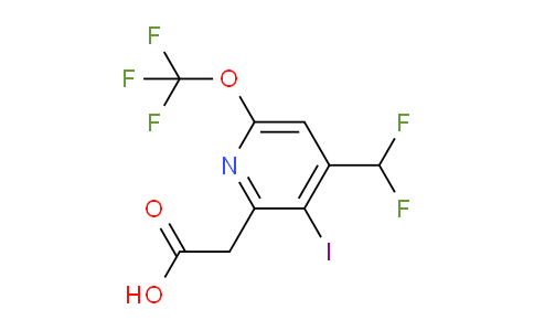AM152629 | 1806173-16-9 | 4-(Difluoromethyl)-3-iodo-6-(trifluoromethoxy)pyridine-2-acetic acid