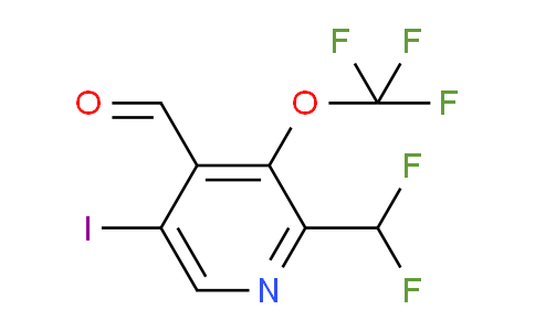 AM152631 | 1805111-57-2 | 2-(Difluoromethyl)-5-iodo-3-(trifluoromethoxy)pyridine-4-carboxaldehyde