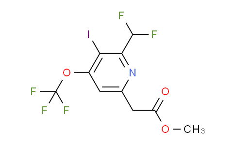 AM152636 | 1806745-90-3 | Methyl 2-(difluoromethyl)-3-iodo-4-(trifluoromethoxy)pyridine-6-acetate