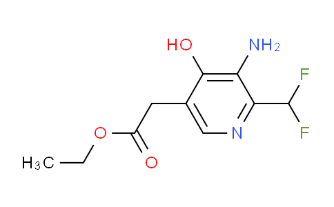 AM15264 | 1806811-97-1 | Ethyl 3-amino-2-(difluoromethyl)-4-hydroxypyridine-5-acetate
