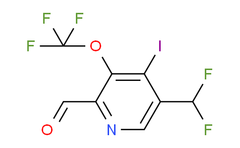 5-(Difluoromethyl)-4-iodo-3-(trifluoromethoxy)pyridine-2-carboxaldehyde