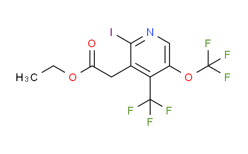 AM152644 | 1805110-58-0 | Ethyl 2-iodo-5-(trifluoromethoxy)-4-(trifluoromethyl)pyridine-3-acetate