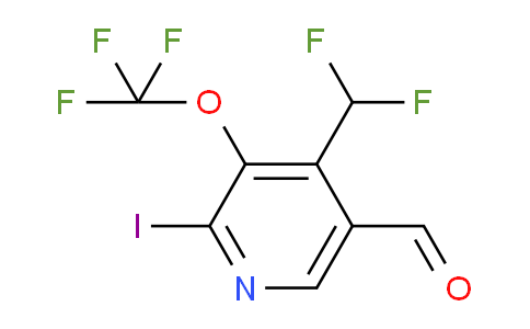 AM152645 | 1804438-82-1 | 4-(Difluoromethyl)-2-iodo-3-(trifluoromethoxy)pyridine-5-carboxaldehyde