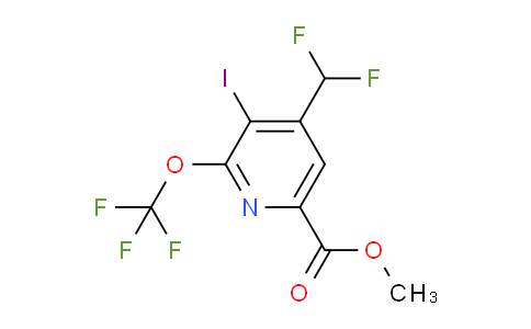 AM152648 | 1806180-64-2 | Methyl 4-(difluoromethyl)-3-iodo-2-(trifluoromethoxy)pyridine-6-carboxylate