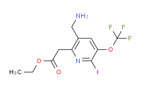 AM152651 | 1804625-50-0 | Ethyl 5-(aminomethyl)-2-iodo-3-(trifluoromethoxy)pyridine-6-acetate