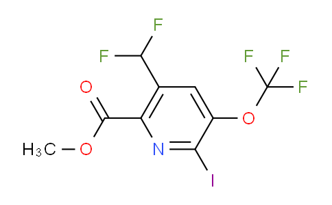 AM152654 | 1806180-74-4 | Methyl 5-(difluoromethyl)-2-iodo-3-(trifluoromethoxy)pyridine-6-carboxylate
