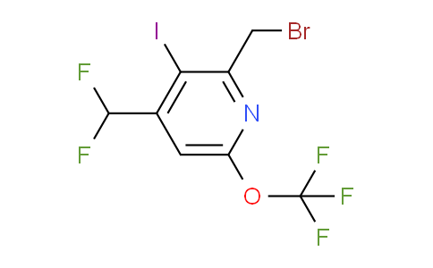 2-(Bromomethyl)-4-(difluoromethyl)-3-iodo-6-(trifluoromethoxy)pyridine