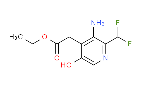 AM15266 | 1805012-60-5 | Ethyl 3-amino-2-(difluoromethyl)-5-hydroxypyridine-4-acetate