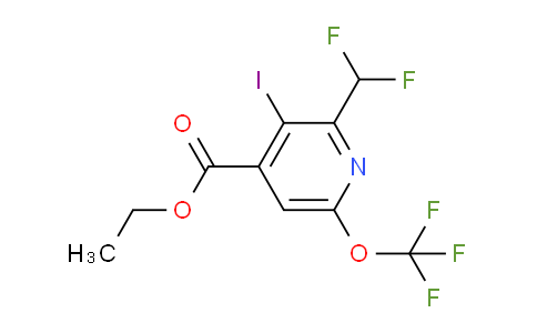 AM152660 | 1804633-94-0 | Ethyl 2-(difluoromethyl)-3-iodo-6-(trifluoromethoxy)pyridine-4-carboxylate