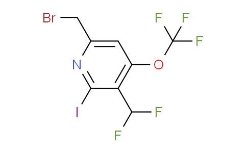 6-(Bromomethyl)-3-(difluoromethyl)-2-iodo-4-(trifluoromethoxy)pyridine