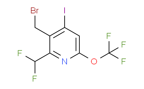 3-(Bromomethyl)-2-(difluoromethyl)-4-iodo-6-(trifluoromethoxy)pyridine