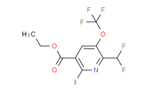AM152677 | 1806026-81-2 | Ethyl 2-(difluoromethyl)-6-iodo-3-(trifluoromethoxy)pyridine-5-carboxylate