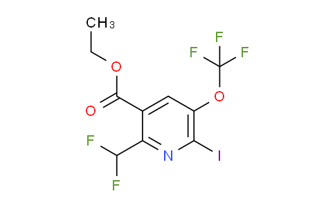 AM152679 | 1803968-46-8 | Ethyl 2-(difluoromethyl)-6-iodo-5-(trifluoromethoxy)pyridine-3-carboxylate