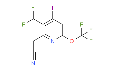 AM152695 | 1804859-13-9 | 3-(Difluoromethyl)-4-iodo-6-(trifluoromethoxy)pyridine-2-acetonitrile