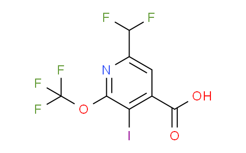 AM152698 | 1806745-45-8 | 6-(Difluoromethyl)-3-iodo-2-(trifluoromethoxy)pyridine-4-carboxylic acid