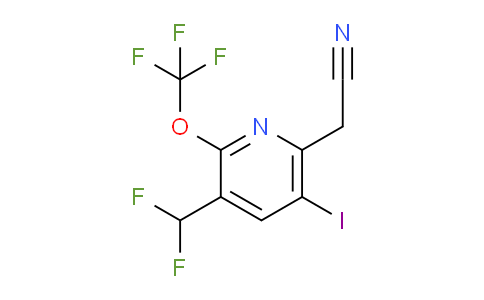 AM152699 | 1806184-90-6 | 3-(Difluoromethyl)-5-iodo-2-(trifluoromethoxy)pyridine-6-acetonitrile