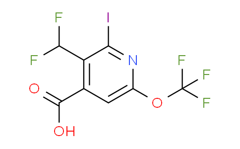 AM152704 | 1804352-55-3 | 3-(Difluoromethyl)-2-iodo-6-(trifluoromethoxy)pyridine-4-carboxylic acid