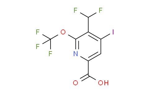 AM152707 | 1804859-99-1 | 3-(Difluoromethyl)-4-iodo-2-(trifluoromethoxy)pyridine-6-carboxylic acid