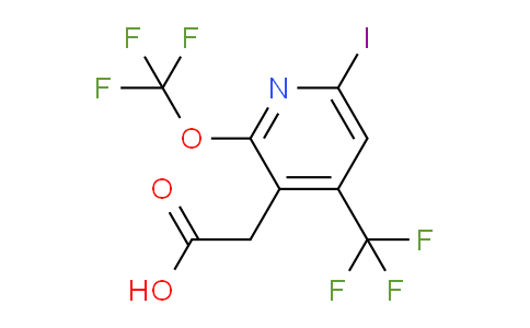 6-Iodo-2-(trifluoromethoxy)-4-(trifluoromethyl)pyridine-3-acetic acid