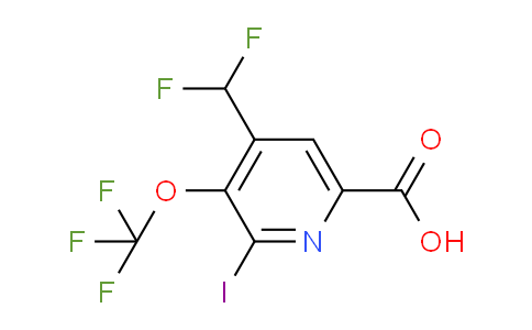 AM152714 | 1806231-53-7 | 4-(Difluoromethyl)-2-iodo-3-(trifluoromethoxy)pyridine-6-carboxylic acid
