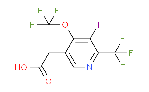AM152716 | 1804768-44-2 | 3-Iodo-4-(trifluoromethoxy)-2-(trifluoromethyl)pyridine-5-acetic acid