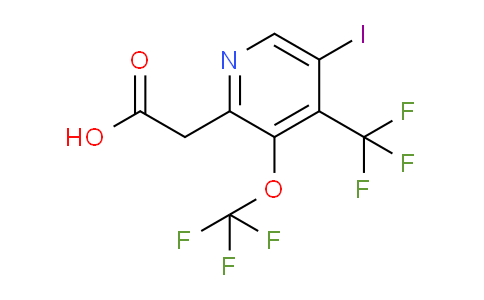 AM152721 | 1805076-31-6 | 5-Iodo-3-(trifluoromethoxy)-4-(trifluoromethyl)pyridine-2-acetic acid