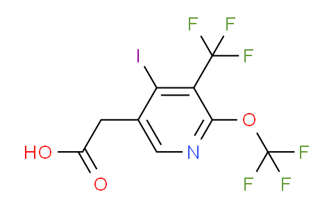AM152724 | 1806183-40-3 | 4-Iodo-2-(trifluoromethoxy)-3-(trifluoromethyl)pyridine-5-acetic acid