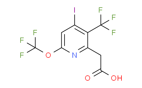 AM152727 | 1804742-98-0 | 4-Iodo-6-(trifluoromethoxy)-3-(trifluoromethyl)pyridine-2-acetic acid