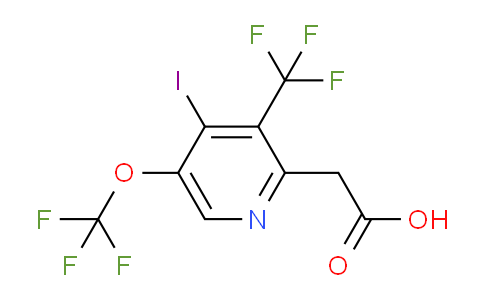 AM152731 | 1806183-66-3 | 4-Iodo-5-(trifluoromethoxy)-3-(trifluoromethyl)pyridine-2-acetic acid