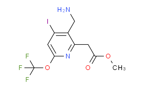 AM152748 | 1805018-72-7 | Methyl 3-(aminomethyl)-4-iodo-6-(trifluoromethoxy)pyridine-2-acetate