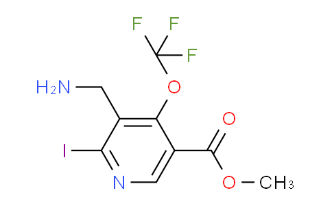AM152767 | 1805967-09-2 | Methyl 3-(aminomethyl)-2-iodo-4-(trifluoromethoxy)pyridine-5-carboxylate