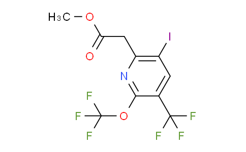 AM152773 | 1804632-58-3 | Methyl 5-iodo-2-(trifluoromethoxy)-3-(trifluoromethyl)pyridine-6-acetate