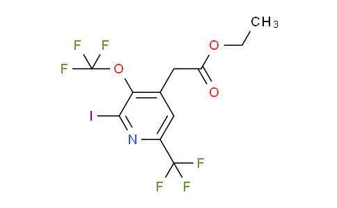 AM152775 | 1805102-58-2 | Ethyl 2-iodo-3-(trifluoromethoxy)-6-(trifluoromethyl)pyridine-4-acetate