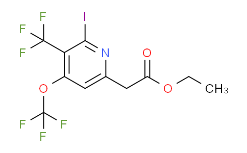 AM152777 | 1805076-67-8 | Ethyl 2-iodo-4-(trifluoromethoxy)-3-(trifluoromethyl)pyridine-6-acetate