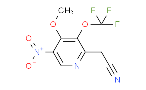 4-Methoxy-5-nitro-3-(trifluoromethoxy)pyridine-2-acetonitrile