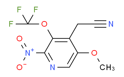 5-Methoxy-2-nitro-3-(trifluoromethoxy)pyridine-4-acetonitrile