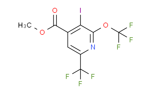 AM152793 | 1804802-77-4 | Methyl 3-iodo-2-(trifluoromethoxy)-6-(trifluoromethyl)pyridine-4-carboxylate