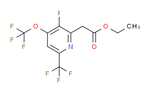 AM152795 | 1804743-53-0 | Ethyl 3-iodo-4-(trifluoromethoxy)-6-(trifluoromethyl)pyridine-2-acetate