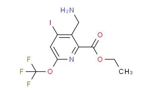AM152796 | 1806179-27-0 | Ethyl 3-(aminomethyl)-4-iodo-6-(trifluoromethoxy)pyridine-2-carboxylate