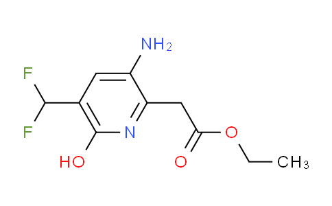 AM15280 | 1806794-24-0 | Ethyl 3-amino-5-(difluoromethyl)-6-hydroxypyridine-2-acetate