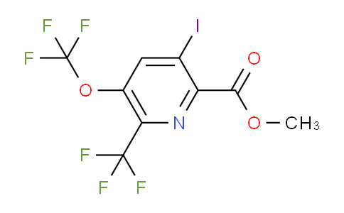 Methyl 3-iodo-5-(trifluoromethoxy)-6-(trifluoromethyl)pyridine-2-carboxylate