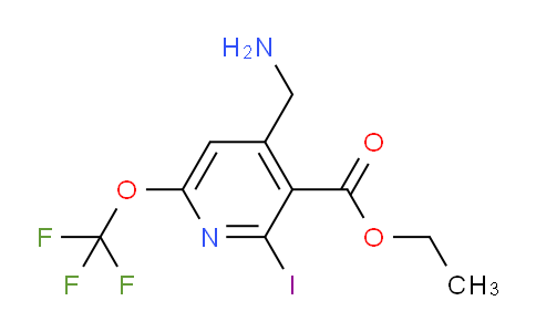 AM152806 | 1804361-45-2 | Ethyl 4-(aminomethyl)-2-iodo-6-(trifluoromethoxy)pyridine-3-carboxylate