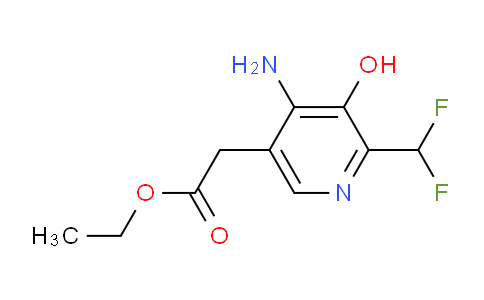 AM15282 | 1805210-88-1 | Ethyl 4-amino-2-(difluoromethyl)-3-hydroxypyridine-5-acetate