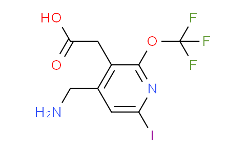 4-(Aminomethyl)-6-iodo-2-(trifluoromethoxy)pyridine-3-acetic acid