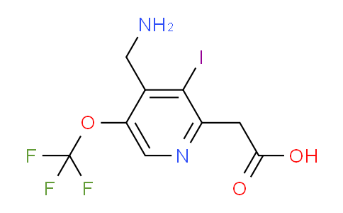 AM152832 | 1804624-66-5 | 4-(Aminomethyl)-3-iodo-5-(trifluoromethoxy)pyridine-2-acetic acid