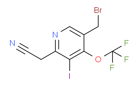 AM152833 | 1806742-97-1 | 5-(Bromomethyl)-3-iodo-4-(trifluoromethoxy)pyridine-2-acetonitrile