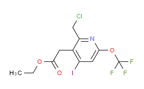 AM152838 | 1804834-61-4 | Ethyl 2-(chloromethyl)-4-iodo-6-(trifluoromethoxy)pyridine-3-acetate