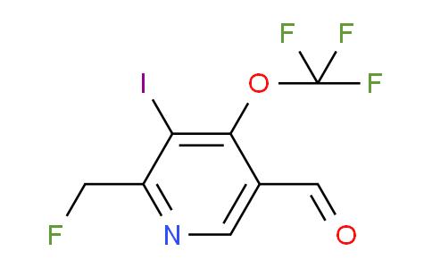 AM152839 | 1804357-68-3 | 2-(Fluoromethyl)-3-iodo-4-(trifluoromethoxy)pyridine-5-carboxaldehyde