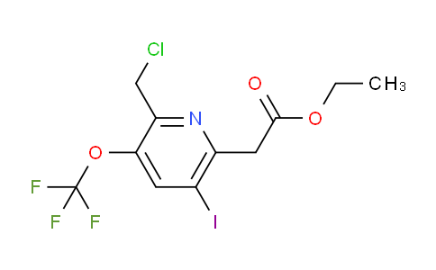 AM152840 | 1804763-05-0 | Ethyl 2-(chloromethyl)-5-iodo-3-(trifluoromethoxy)pyridine-6-acetate