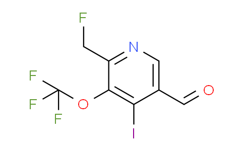 AM152842 | 1804778-66-2 | 2-(Fluoromethyl)-4-iodo-3-(trifluoromethoxy)pyridine-5-carboxaldehyde